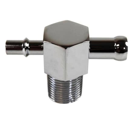 Racing Power 0.37 ft. T Fitting, Chrome RPC-R4531